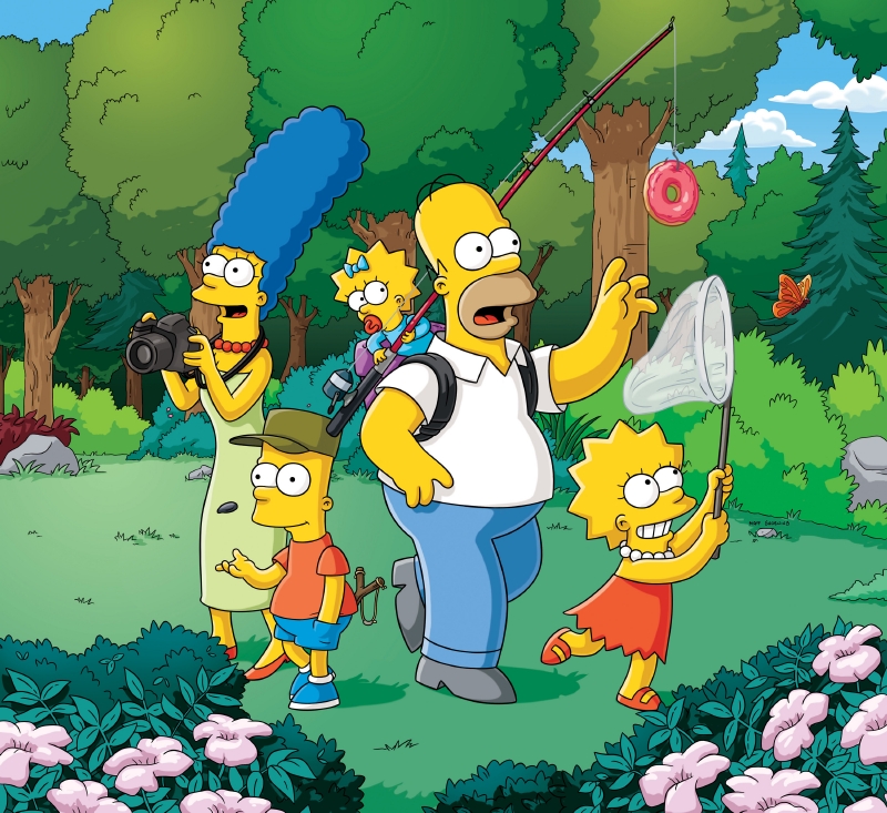 Oblíbená rodina Simpsonových.