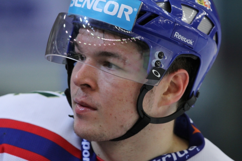 Zamyšlený Tomáš Hertl.