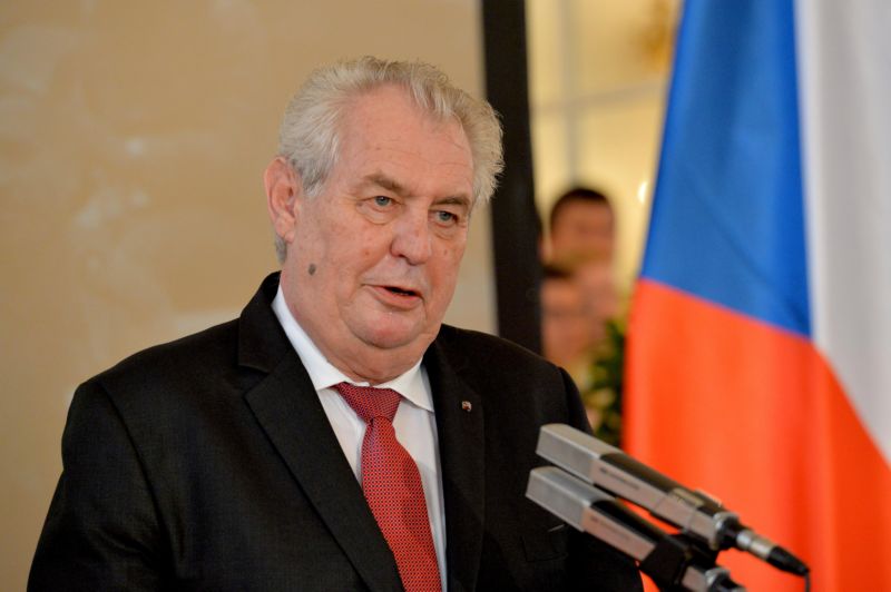 Prezident Miloš Zeman.
