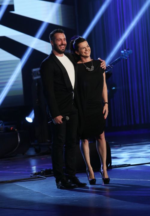 Václav Bárta a Marta Jandová na předávání cen Anděl 2015.