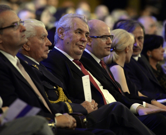 Miloš Zeman a Bohuslav Sobotka.