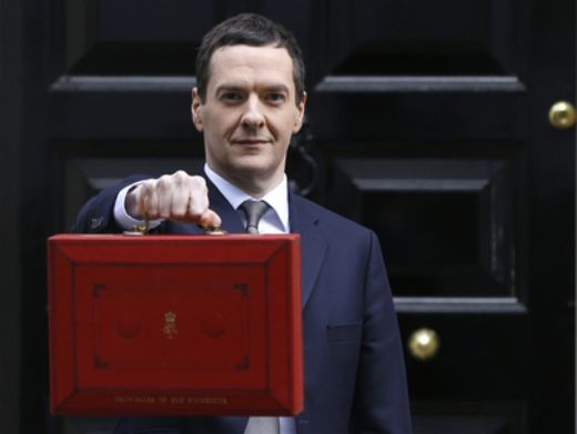 George Osborne u voleb. George Osborne u voleb.