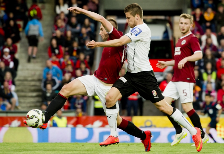Momentka z utkání Sparta - Plzeň.