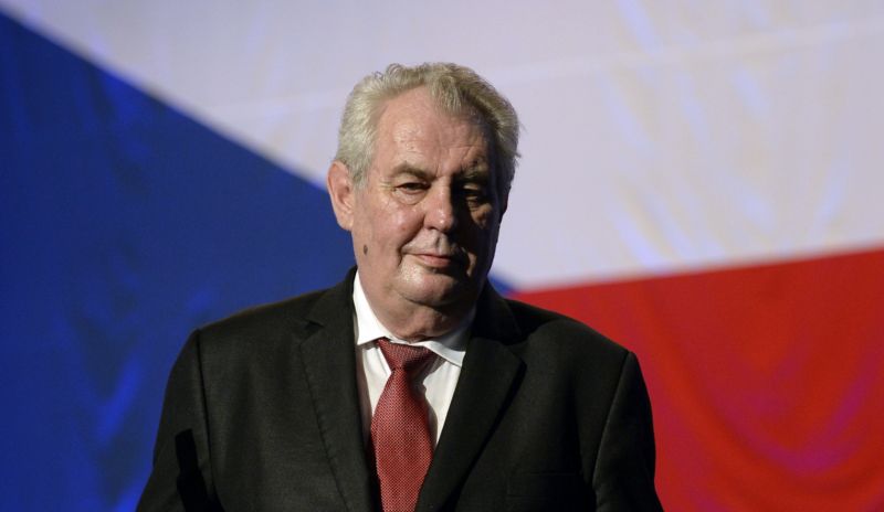Prezident Miloš Zeman. Prezident Miloš Zeman.