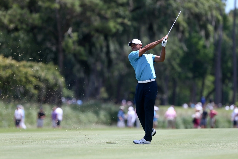 Golfista Tiger Woods.