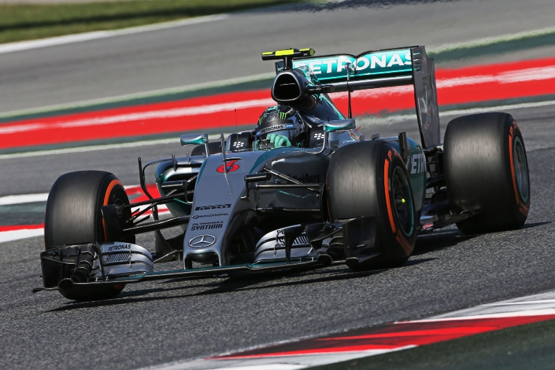 Nico Rosberg na Mercedesu.