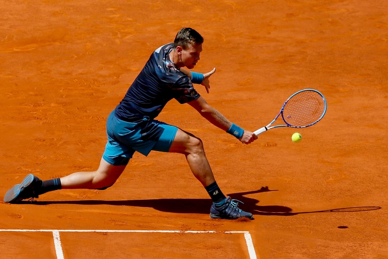 Vyřazený Tomáš Berdych.