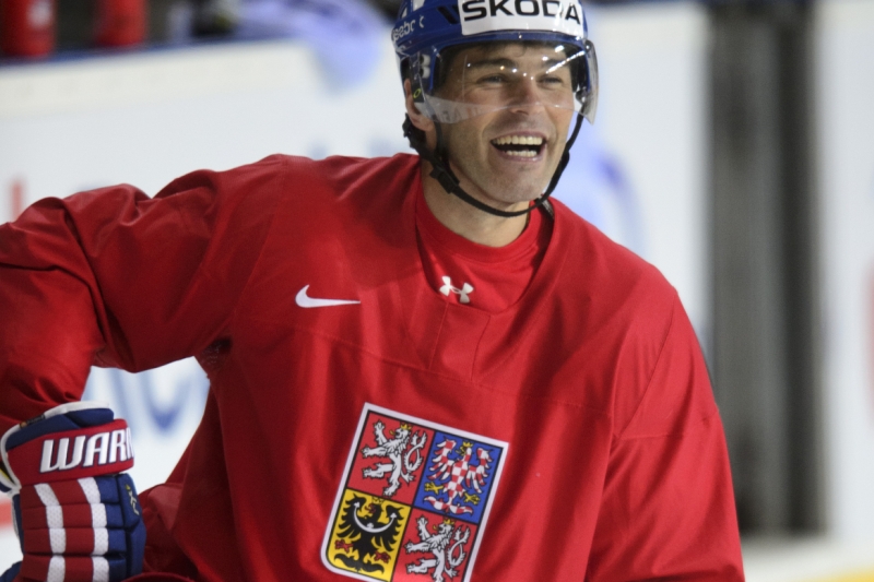 Usměvavá legenda Jaromír Jágr.
