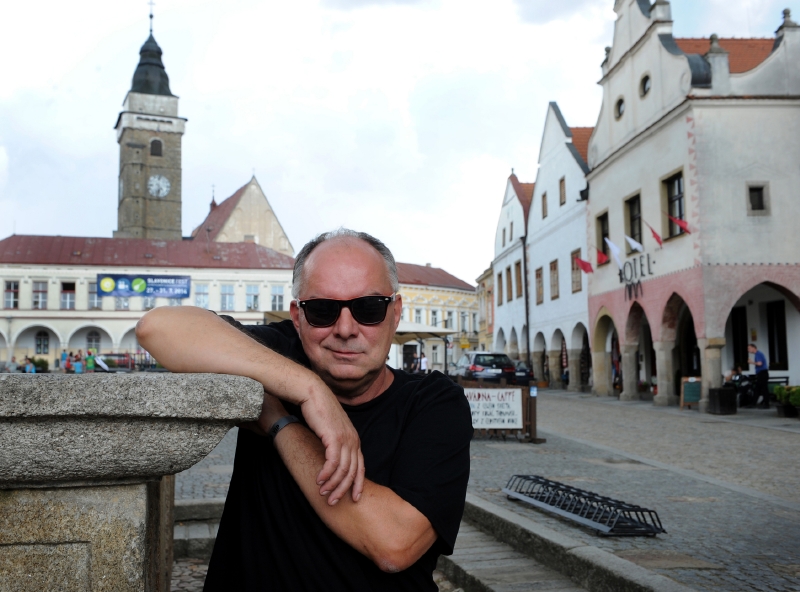 Producent Ondřej Trojan na loňském ročníku Slavonice Festu.