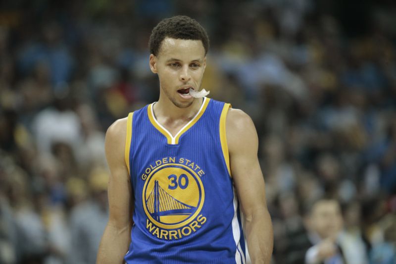Hráč GS Stephen Curry. 