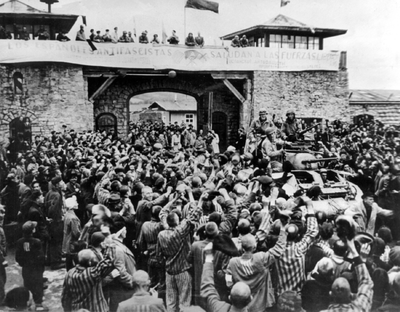 Koncentrační tábor Mauthausen.