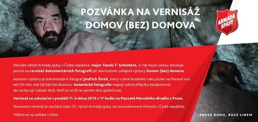 Oficiální pozvánka na výstavu.
