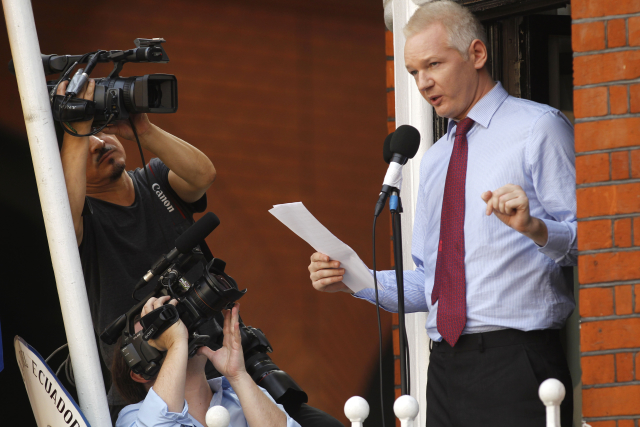 Julian Assange.