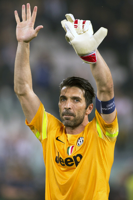 Vychytá Gianluigi Buffon, brankář Juventusu, madridská esa?