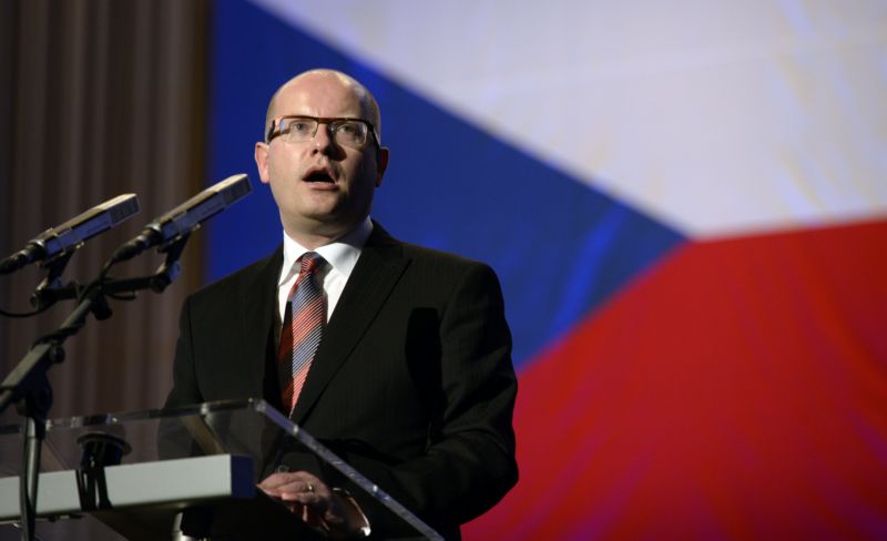 Premiér Bohuslav Sobotka je proti kvótám pro přerozdělování uprchlíků.