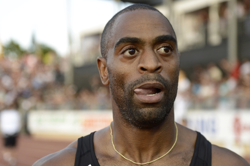 Tyson Gay. Tyson Gay.