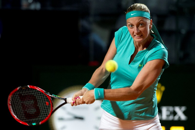 Petra Kvitová postoupila v Římě do čtvrtfinále.