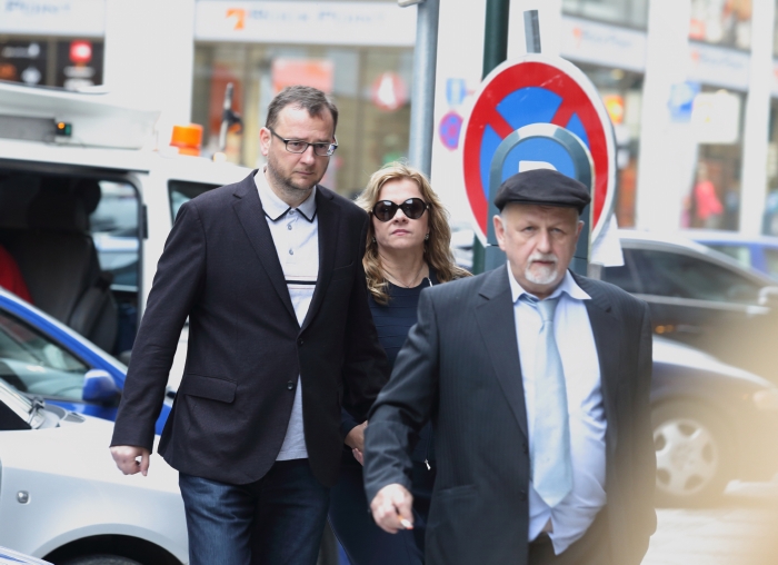 Petr Nečas, Jana Nagyová a advokát Eduard Brůna.
