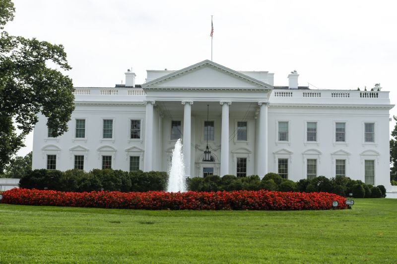 Bílý dům v americkém městě Washington D.C., bydliště prezidenta USA.