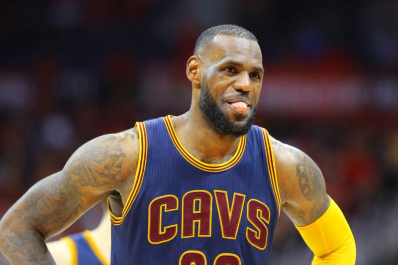 Basketbalista LeBron James.