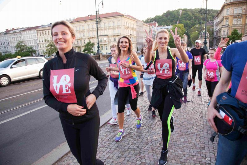 Bývalá misska miluje sport. Tuto událost si proto nemohla nechat ujít.
