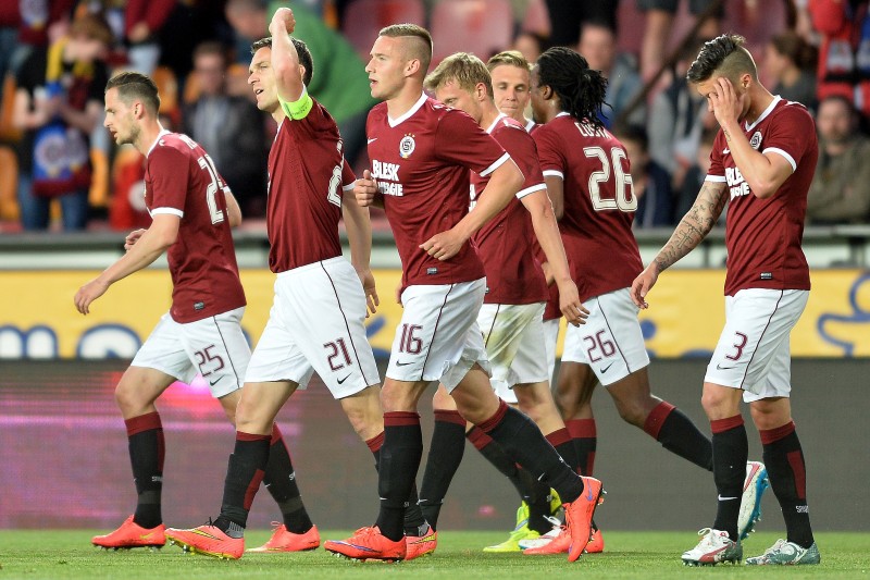 Fotbalisté Sparty.