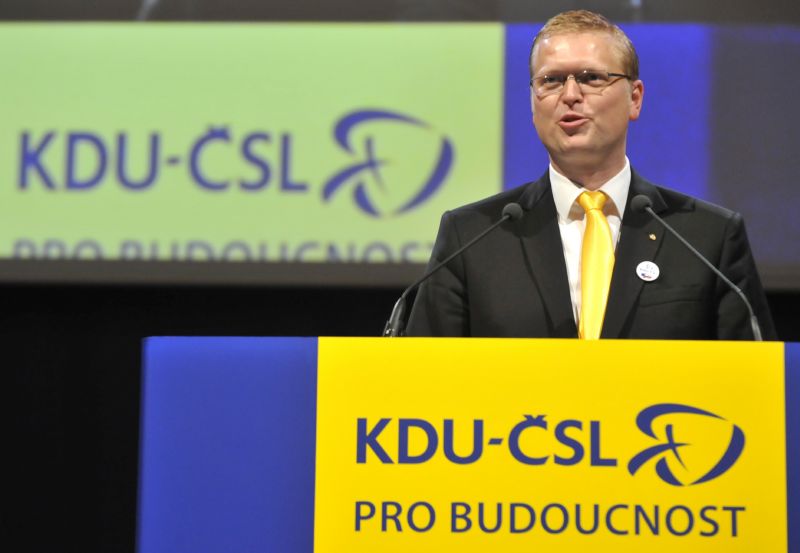 Předseda strany KDU-ČSL Pavěl Bělobrádek.