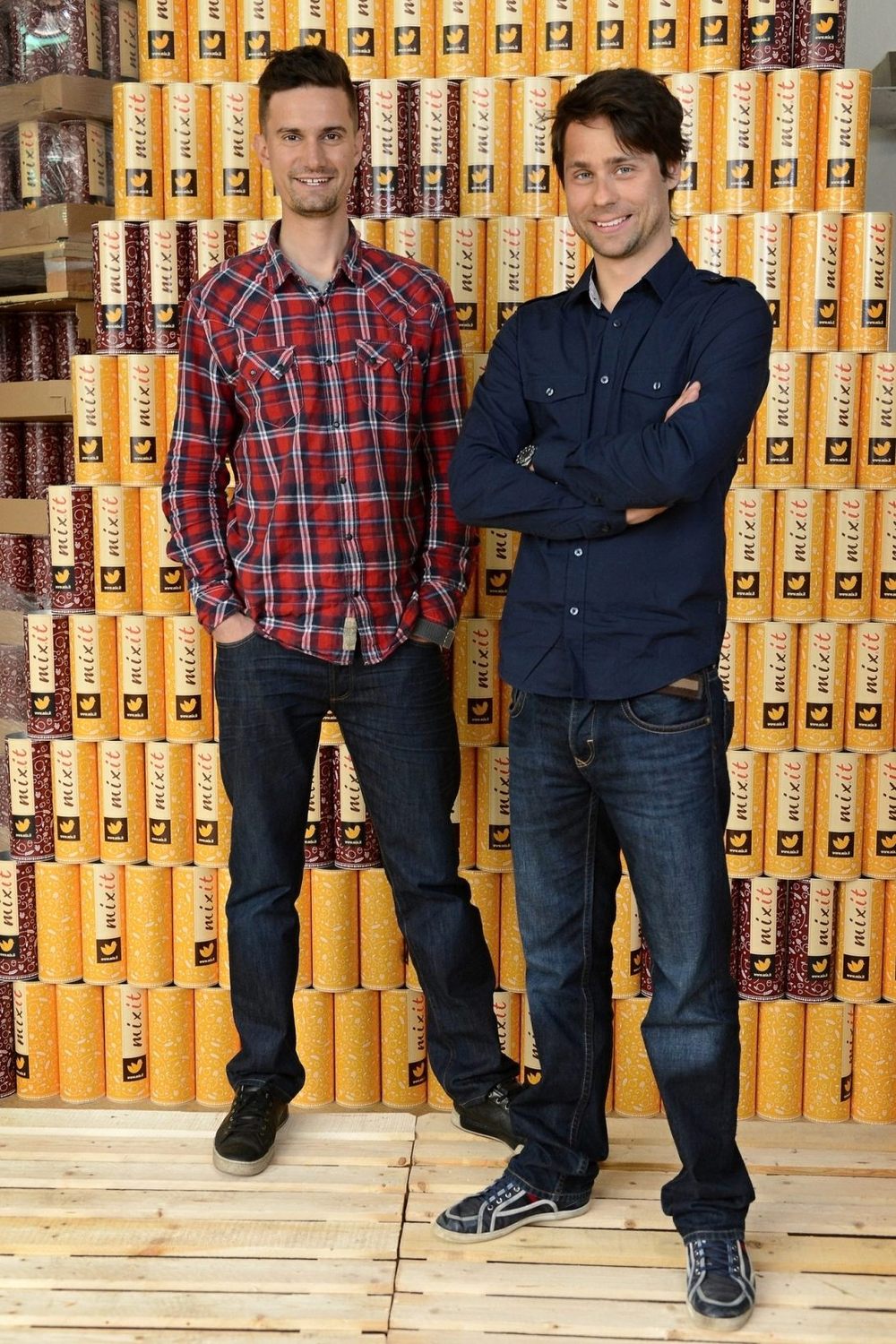 Zakladatelé a vlastníci Mixit.cz Martin Wallner a Tomáš Huber. Foto: Radana Čechová