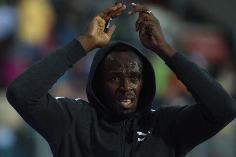 Usain Bolt, jamajský sprinter.