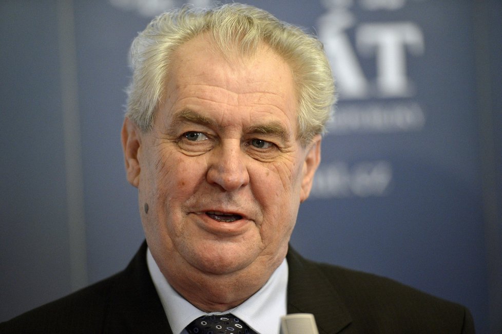 Prezident Miloš Zeman.