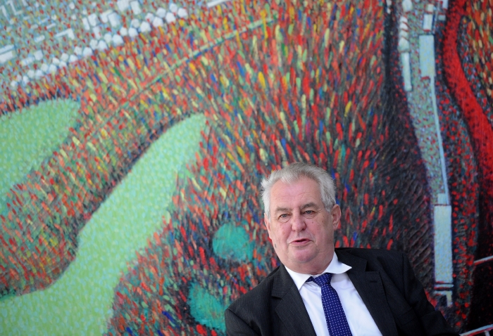 Prezident Miloš Zeman.