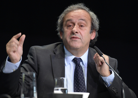 Prezident UEFA Michel Platini.