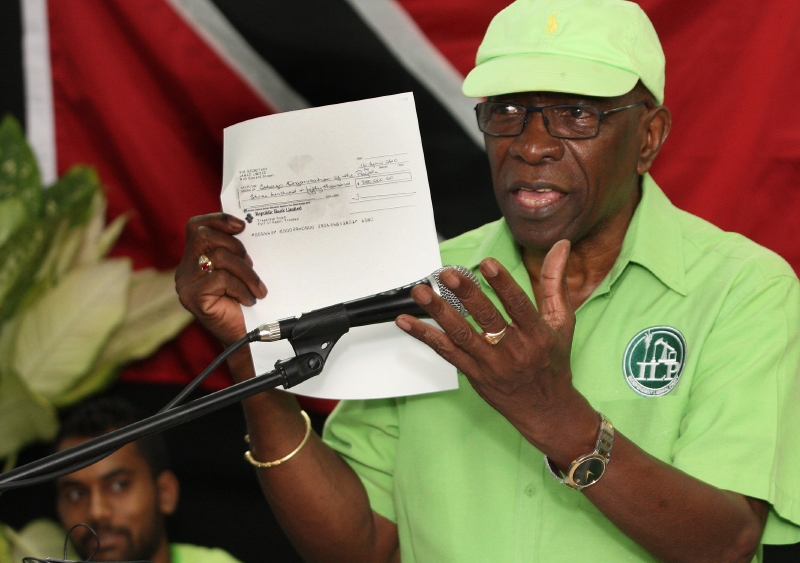 Bývalý viceprezident FIFA Jack Warner.