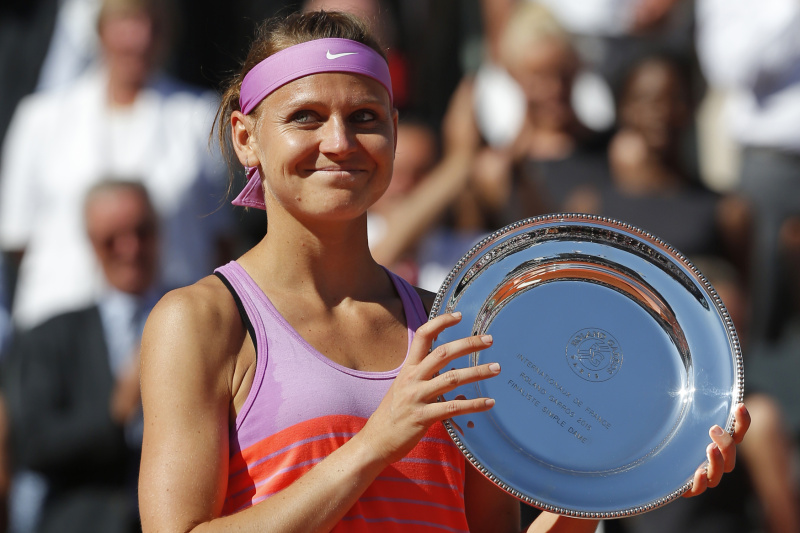 Poražená finalistka French Open Lucie Šafářová.