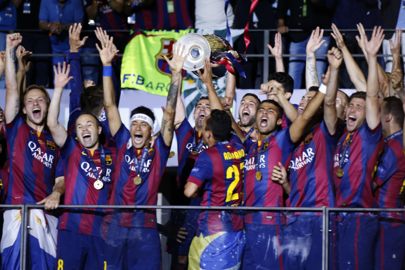 Fotbalisté Barcelony vyhráli Ligu mistrů.