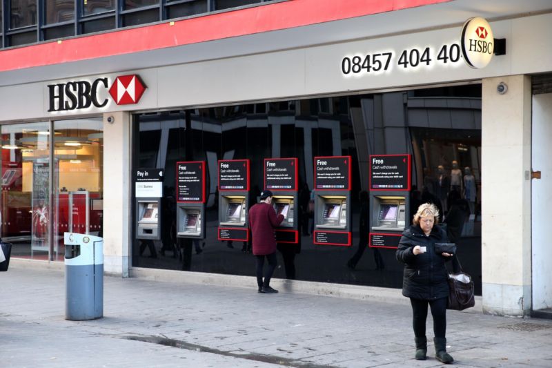 HSBC (ilustrační foto). HSBC (ilustrační foto).