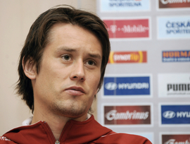 Tomáš Rosický na podzim 2001.