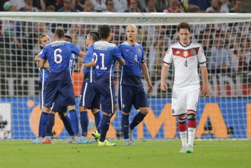 Radost fotbalistů USA.