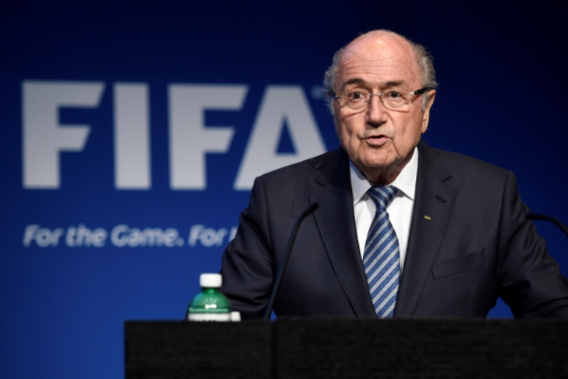 Odstupující šéf FIFA Sepp Blatter.