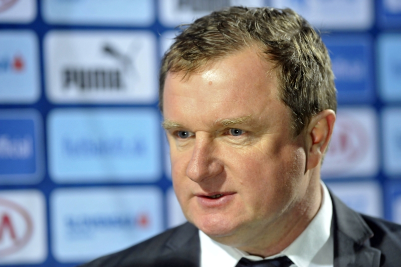 Trenér Pavel Vrba.