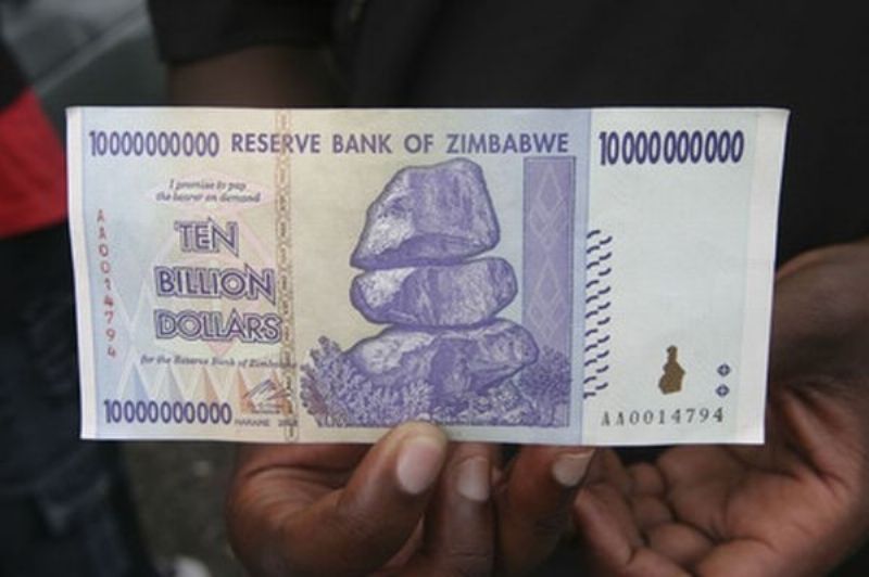 Stará měna Zimbabwe.