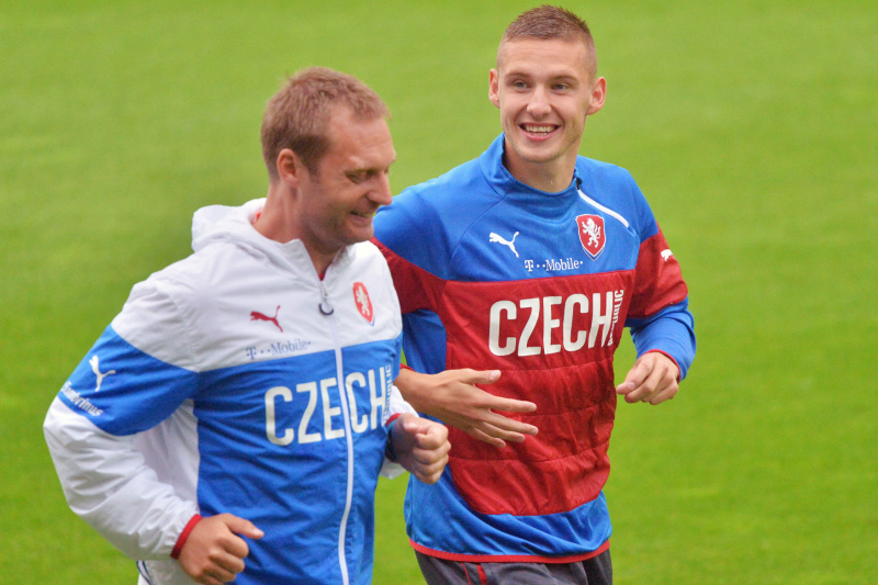 Pavel Kadeřábek (vpravo).