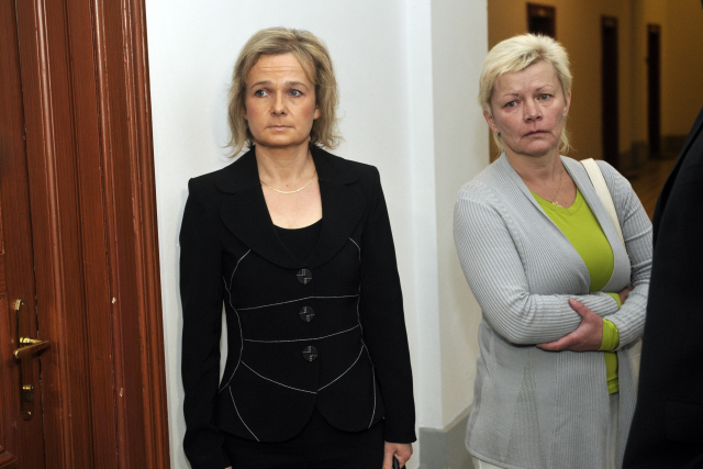 Jana Mikulová (vlevo) a Iveta Kadlecová. Jana Mikulová (vlevo) a Iveta Kadlecová.