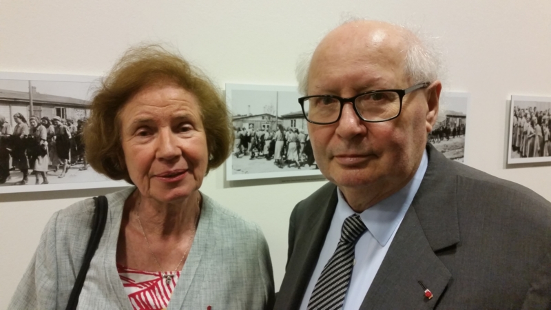 Manželé Beata a Serge Klarsfeldovi znovu v Praze. Manželé Beata a Serge Klarsfeldovi znovu v Praze.