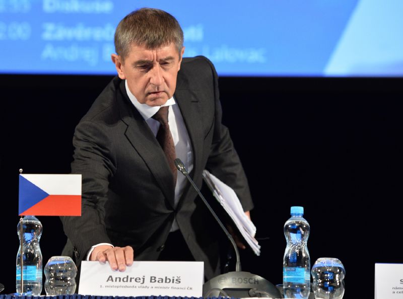 Ministr financí Andrej Babiš (ANO).