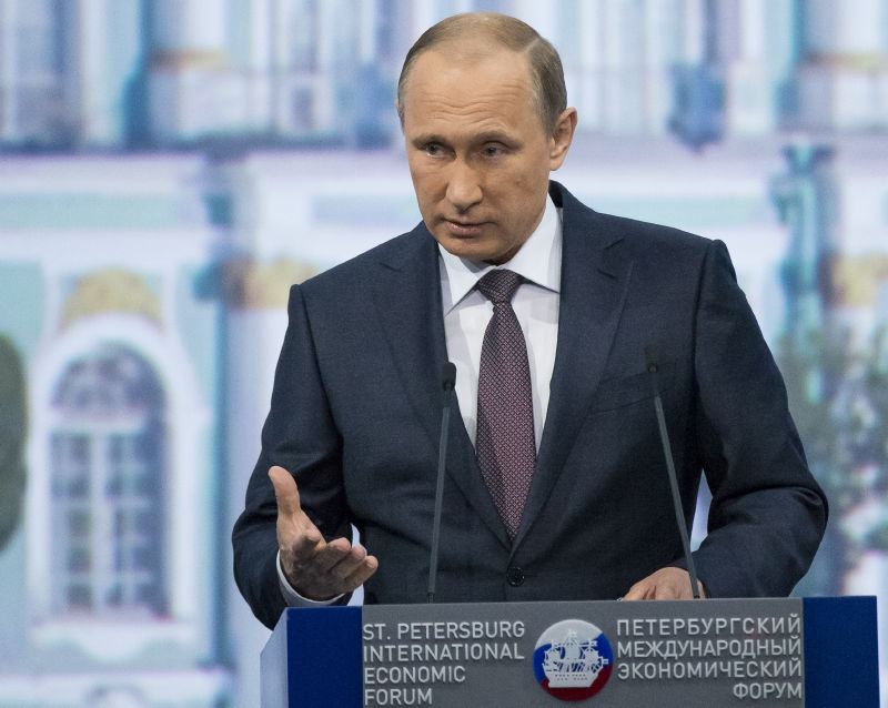 Ruský prezident Vladimir Putin.