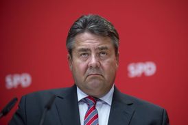 Německý ministr hospodářství Sigmar Gabriel.