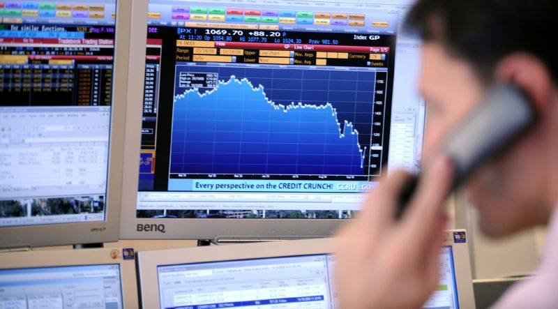 Práce makléřů v BH Securities (ilustrační foto).