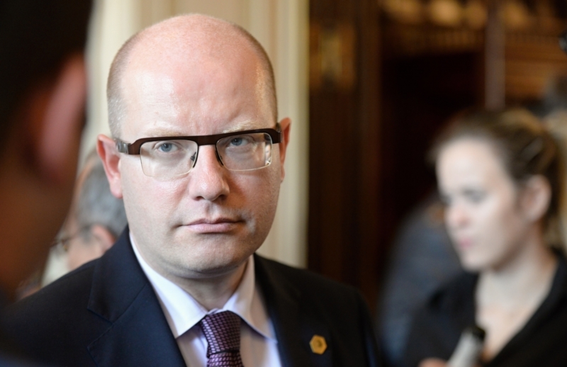Bohuslav Sobotka v Bruselu.