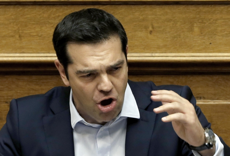 Řecký premiér Alexis Tsipras. Řecký premiér Alexis Tsipras.